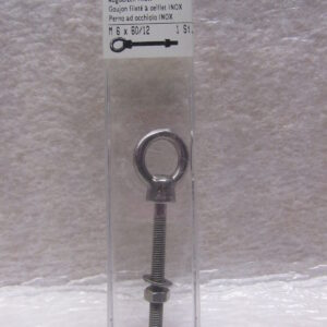 Augbolzen Inox M6 x 60/12