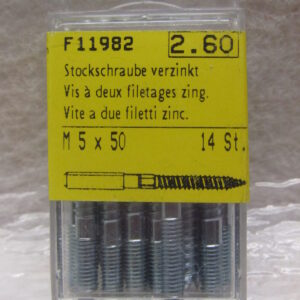 Stockschraube verzinkt M5