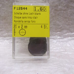 Scheibe ohne Loch, blank 20 x 2 mm